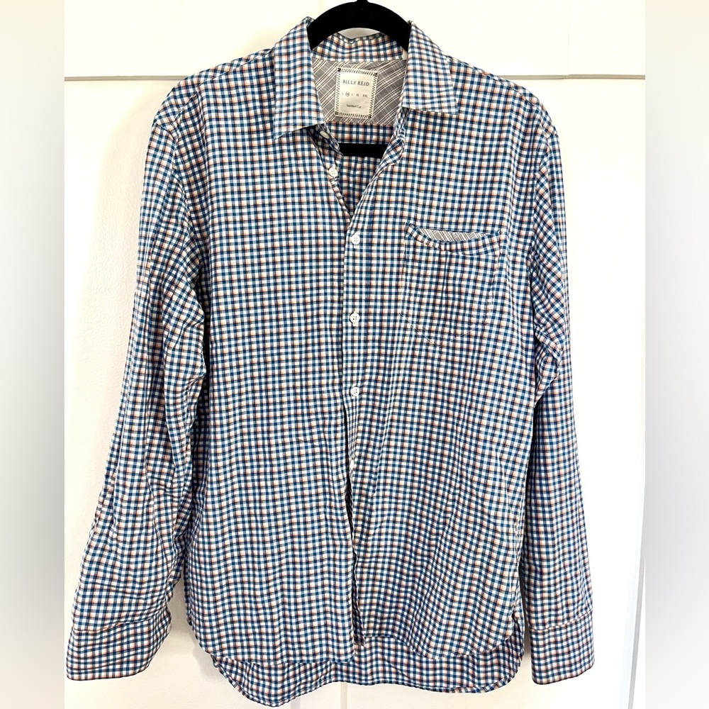 BILLY REID Plaid Cotton Standard Fit Button down shirt